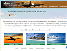 Tablet Screenshot of millenniumtour.com.br