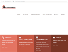 Tablet Screenshot of millenniumtour.ro